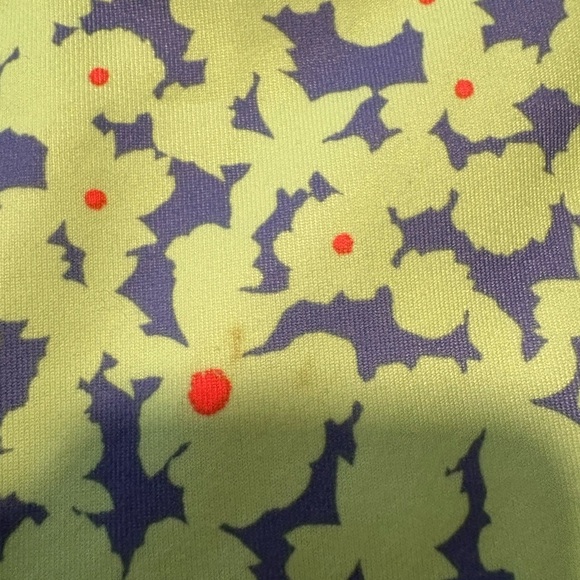 Ivivva by Lululemon Racerback Summer Athletic Green FloralTank Top Girls Size 14 - Picture 3 of 7